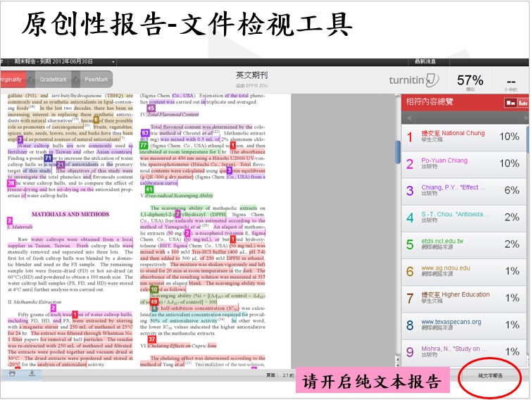 turnitin论文查重指引-水点网